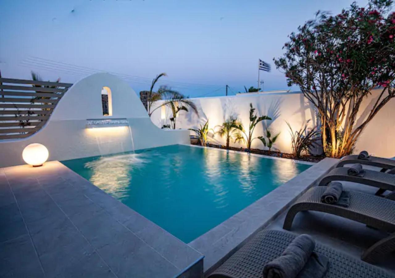 Dafnes Villa 1 Private Pool Perivolos  Bagian luar foto