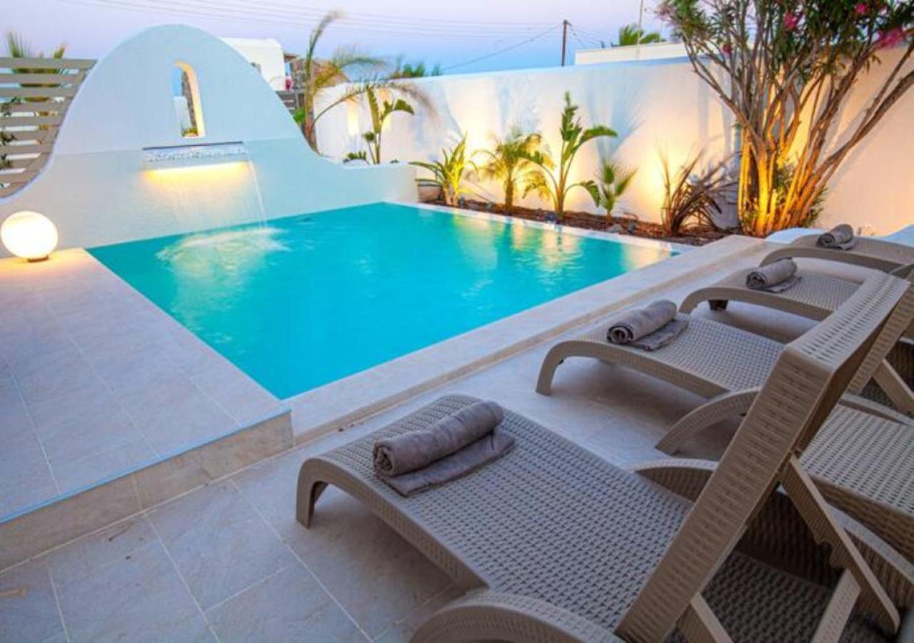 Dafnes Villa 1 Private Pool Perivolos  Bagian luar foto